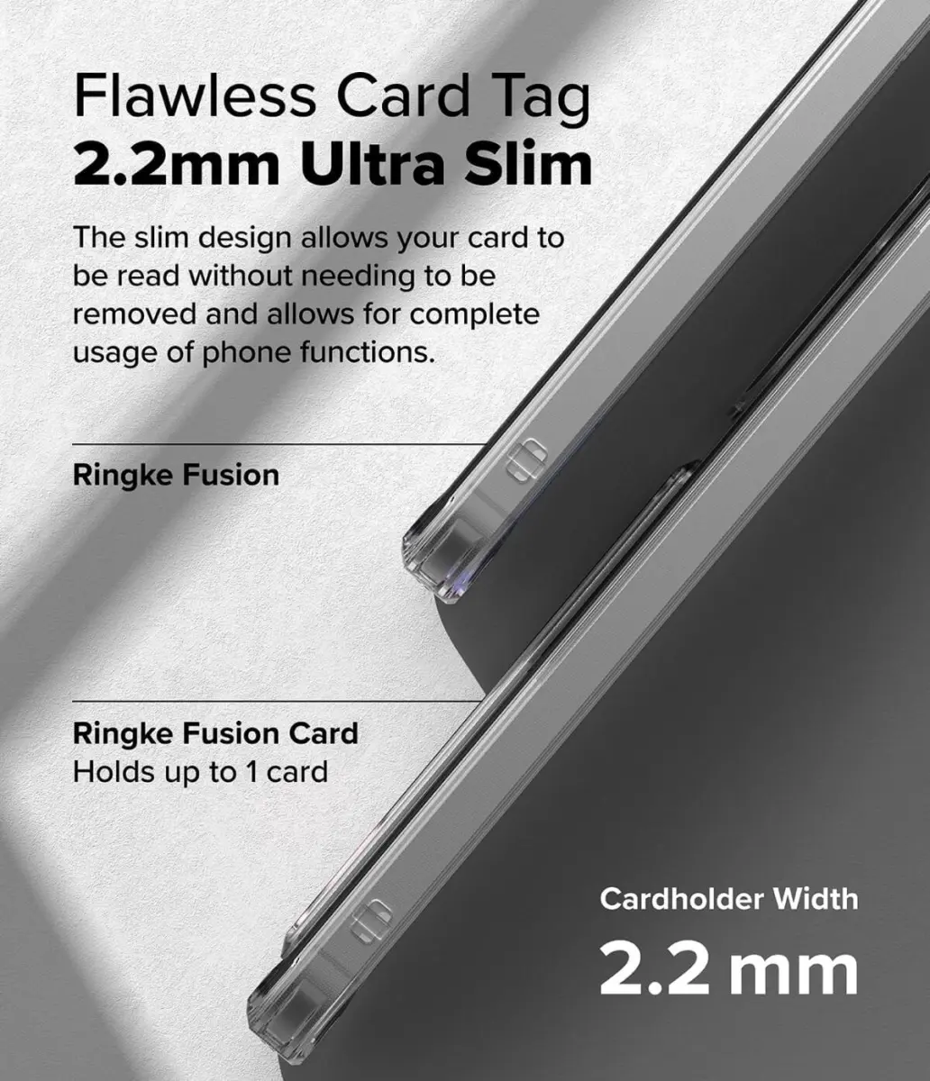 Ringke Fusion Card Samsung Galaxy A56 / A36 Hoesje Kaarthouder Transparant afbeelding 7