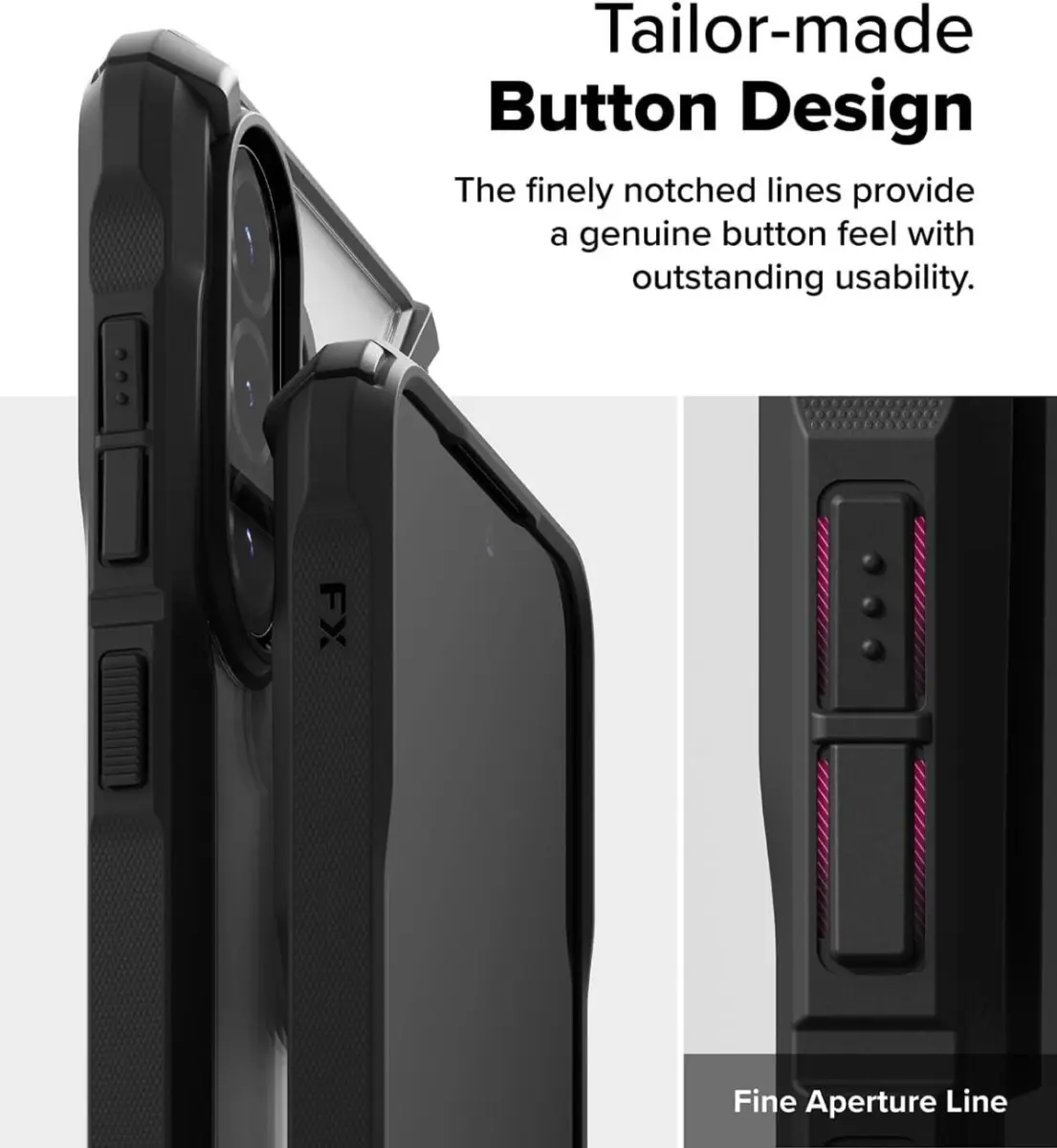 Ringke Fusion X Samsung Galaxy A56 / A36 Hoesje Back Cover Zwart afbeelding 9