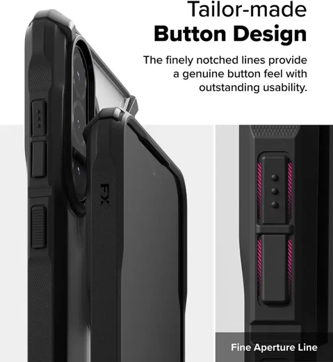 Ringke Fusion X Samsung Galaxy A56 / A36 Hoesje Back Cover Zwart afbeelding 9