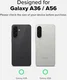 Ringke Fusion X Samsung Galaxy A56 / A36 Hoesje Back Cover Camo Zwart afbeelding 3