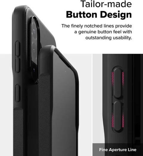 Ringke Onyx Samsung Galaxy A56 / A36 Hoesje Flexibel TPU Back Cover Zwart afbeelding 8