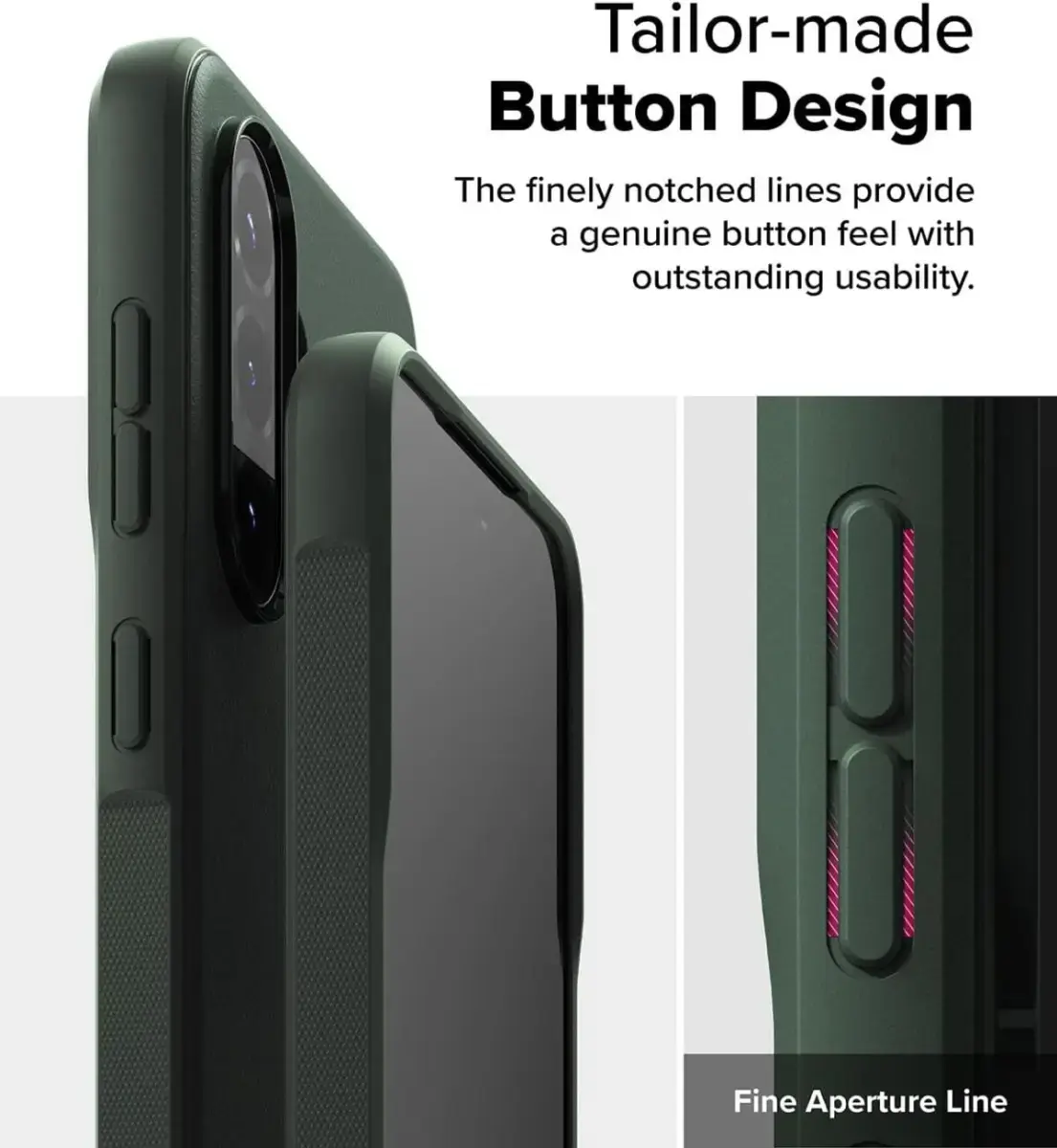 Ringke Onyx Samsung Galaxy A56 / A36 Hoesje Flexibel TPU Back Cover Groen afbeelding 8