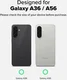 Ringke Onyx Samsung Galaxy A56 / A36 Hoesje Flexibel TPU Back Cover Camo Zwart afbeelding 3
