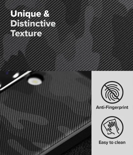 Ringke Onyx Samsung Galaxy A56 / A36 Hoesje Flexibel TPU Back Cover Camo Zwart afbeelding 5