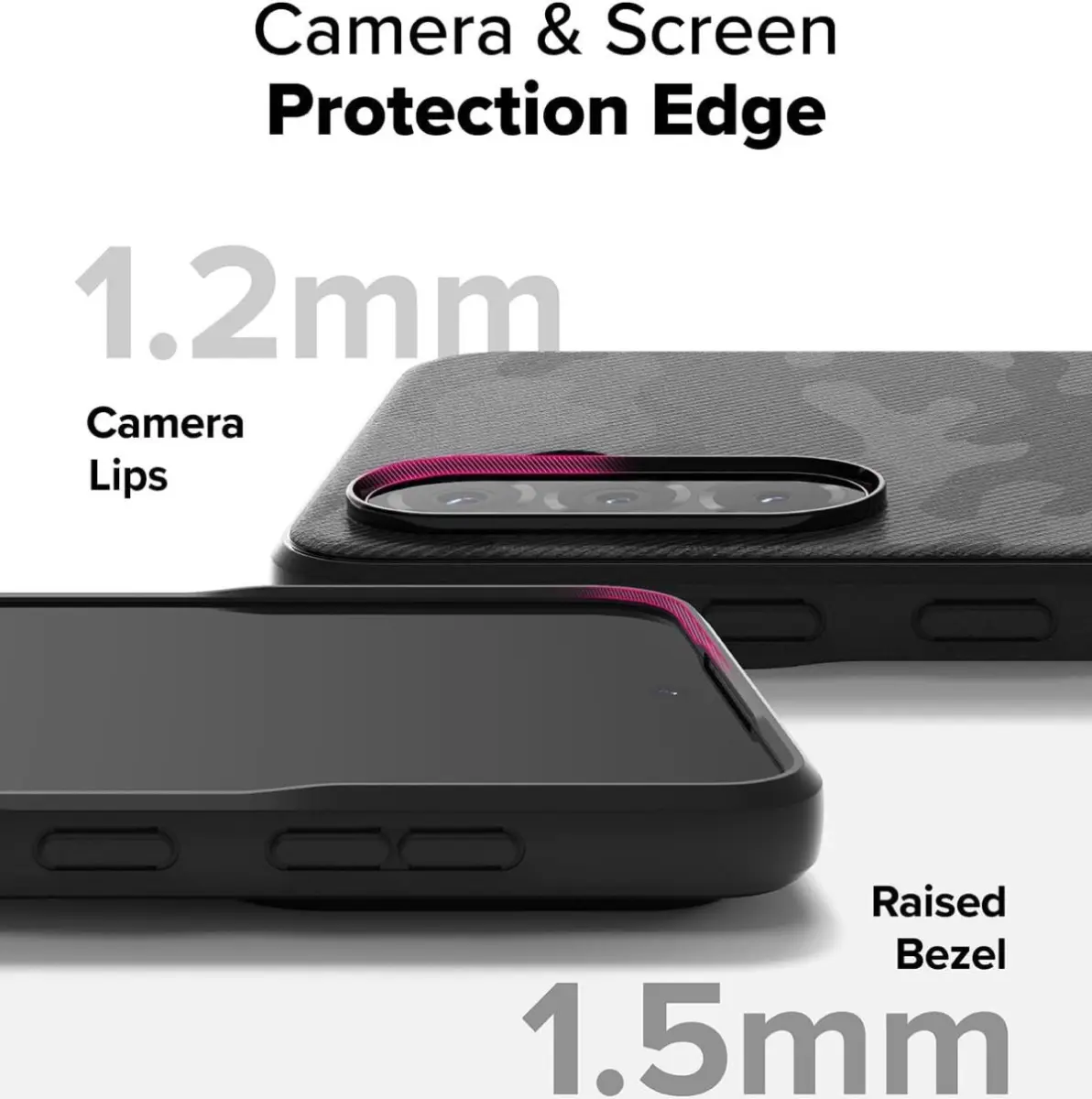 Ringke Onyx Samsung Galaxy A56 / A36 Hoesje Flexibel TPU Back Cover Camo Zwart afbeelding 8