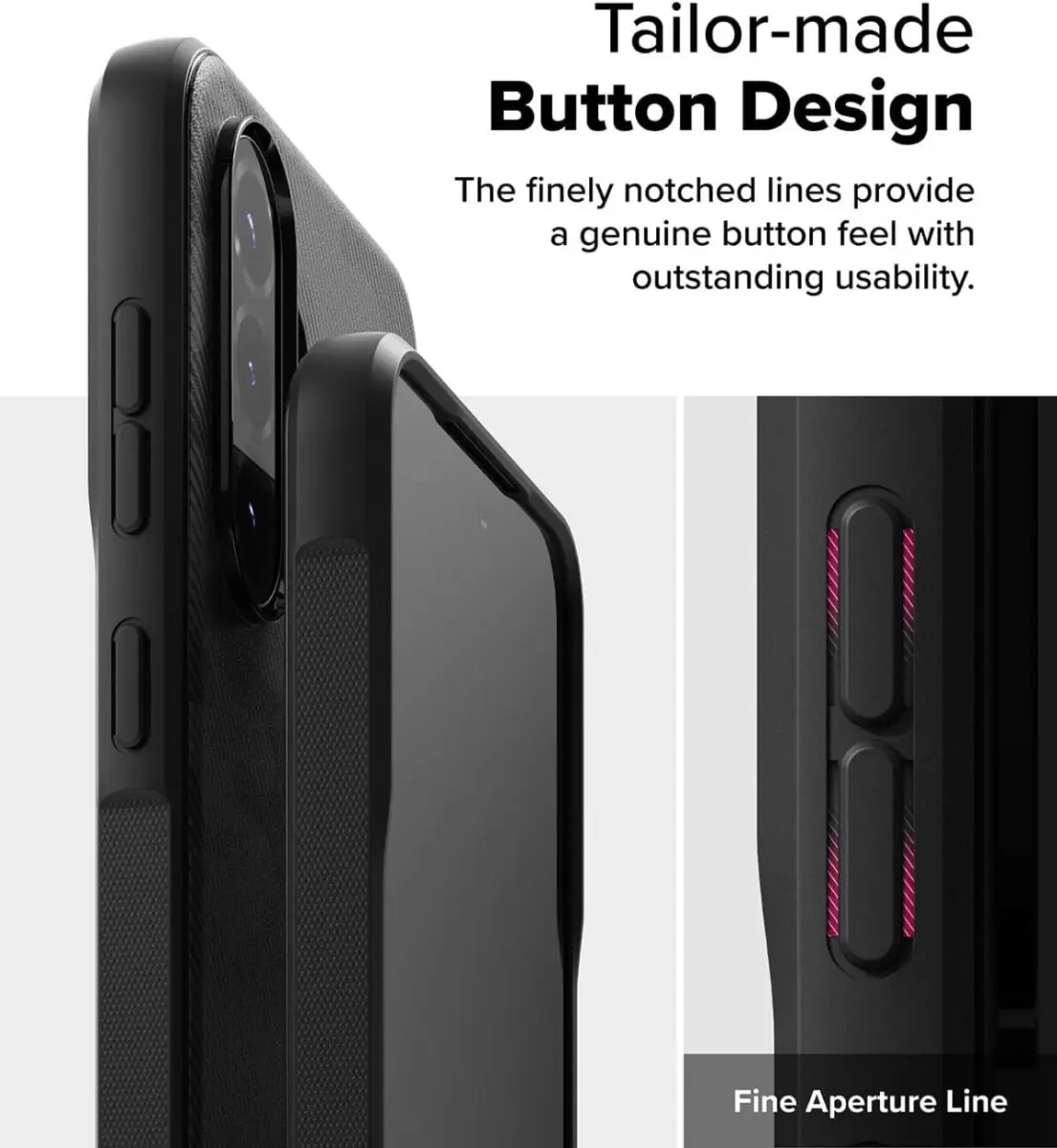 Ringke Onyx Samsung Galaxy A56 / A36 Hoesje Flexibel TPU Back Cover Camo Zwart afbeelding 9