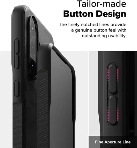 Ringke Onyx Samsung Galaxy A56 / A36 Hoesje Flexibel TPU Back Cover Camo Zwart afbeelding 9