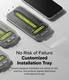 Ringke Easy Slide iPhone 17e/16e/14/13/13 Pro Screen Protector met Jig 2-Pack afbeelding 4