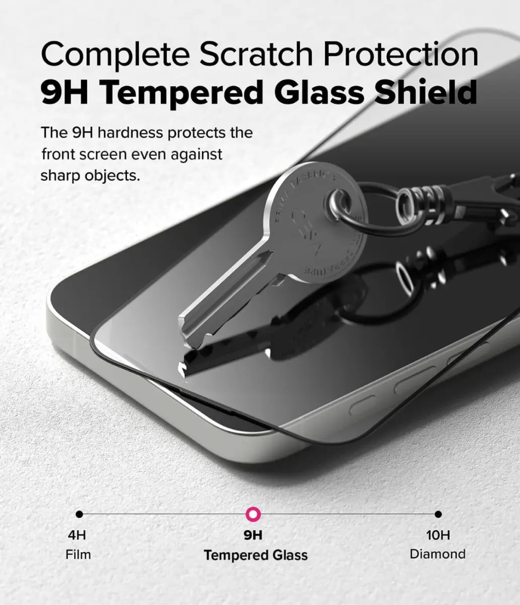 Ringke Easy Slide iPhone 17e/16e/14/13/13 Pro Screen Protector met Jig 2-Pack afbeelding 9