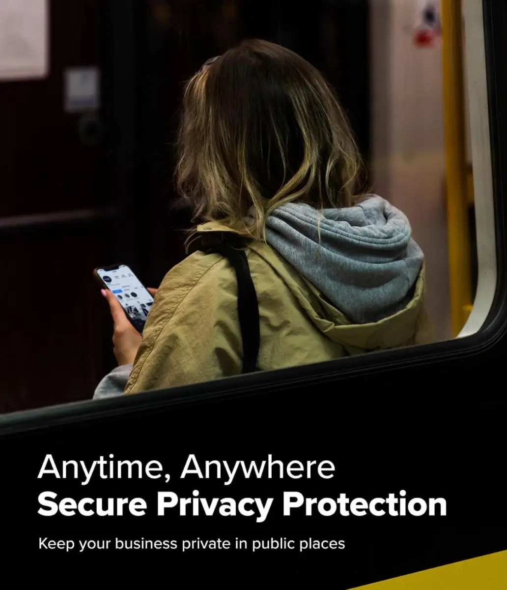 Ringke Easy Slide Privacy iPhone 16e/14/13/13 Pro Screen Protector Jig 2-Pack afbeelding 8