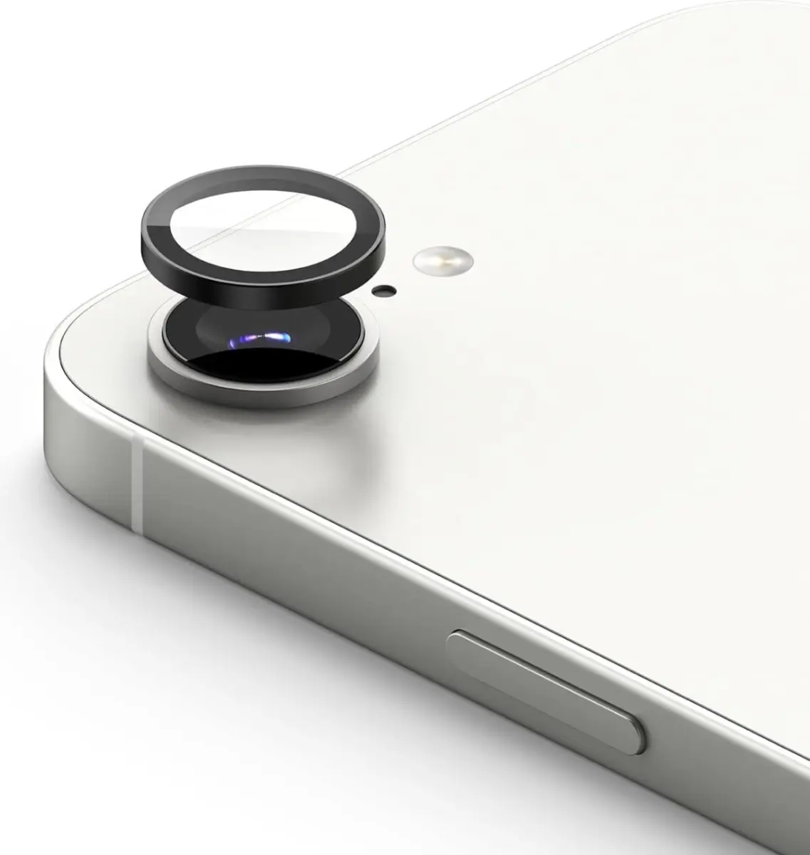 Ringke Frame Glass Apple iPhone 17e / 16e Camera Protector Zwart (2-Pack) afbeelding 1