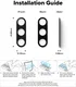 Ringke Full Cover Glass Samsung Galaxy A36 Camera Protector Glas (2-Pack) afbeelding 13