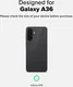 Ringke Full Cover Glass Samsung Galaxy A36 Camera Protector Glas (2-Pack) afbeelding 3