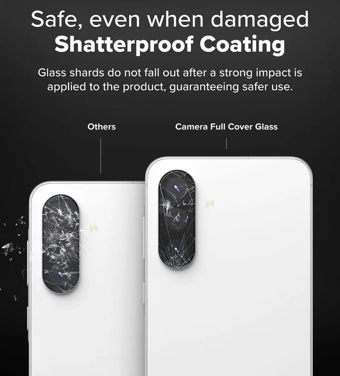 Ringke Full Cover Glass Samsung Galaxy A56 Camera Protector Glas (2-Pack) afbeelding 12