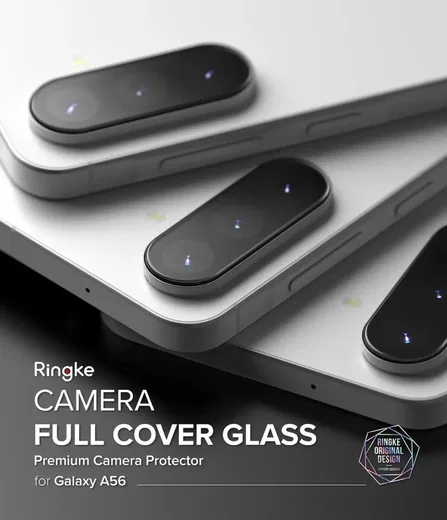 Ringke Full Cover Glass Samsung Galaxy A56 Camera Protector Glas (2-Pack) afbeelding 13