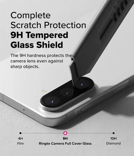 Ringke Full Cover Glass Samsung Galaxy A56 Camera Protector Glas (2-Pack) afbeelding 5