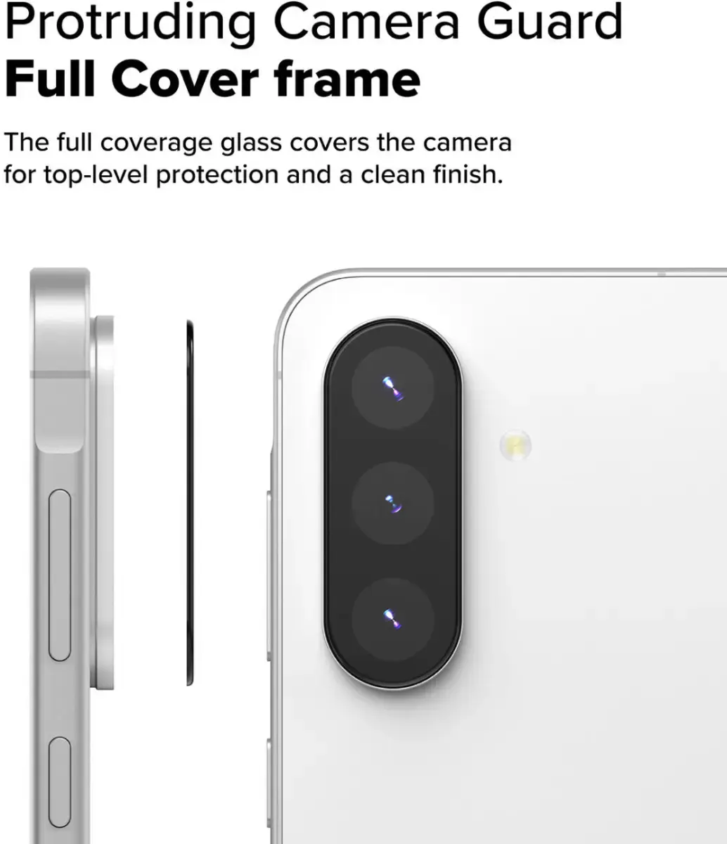Ringke Full Cover Glass Samsung Galaxy A56 Camera Protector Glas (2-Pack) afbeelding 7