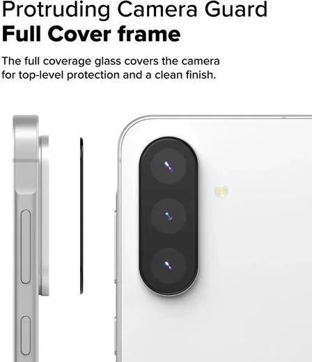 Ringke Full Cover Glass Samsung Galaxy A56 Camera Protector Glas (2-Pack) afbeelding 7