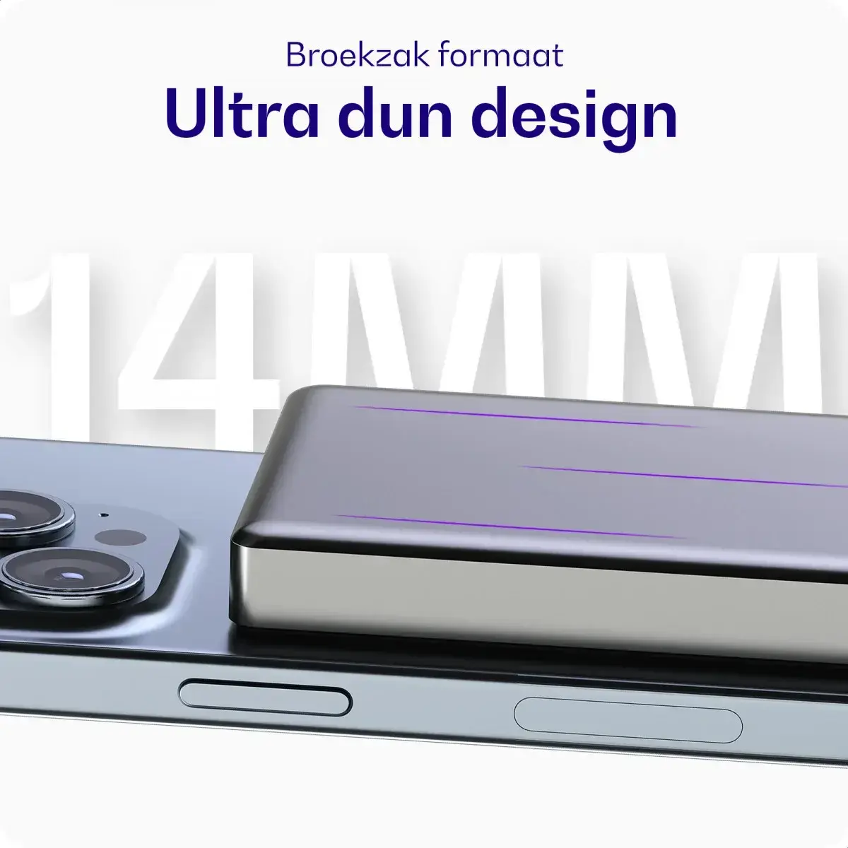Buddi Connect 10.000 mAh MagSafe Powerbank Duo Pack Zwart 20W afbeelding 5