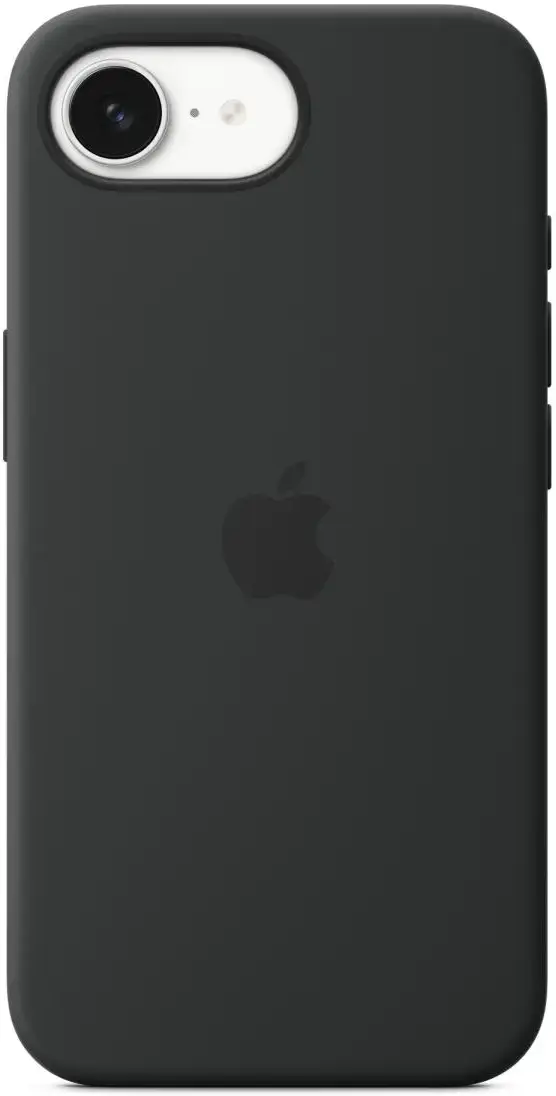 Origineel Apple iPhone 17e / 16e Hoesje Back Cover Silicone Case Zwart afbeelding 1