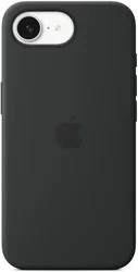 Origineel Apple iPhone 17e / 16e Hoesje Back Cover Silicone Case Zwart afbeelding