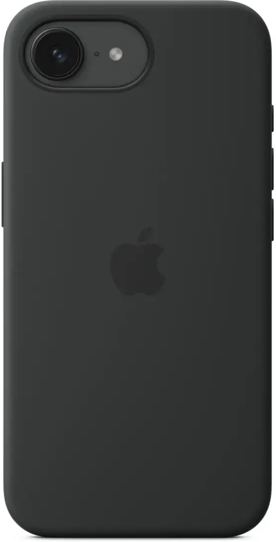 Origineel Apple iPhone 17e / 16e Hoesje Back Cover Silicone Case Zwart afbeelding 3
