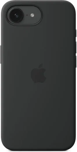 Origineel Apple iPhone 17e / 16e Hoesje Back Cover Silicone Case Zwart afbeelding 3