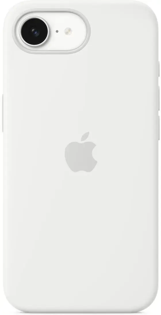 Origineel Apple iPhone 17e / 16e Hoesje Silicone Case Wit afbeelding 1