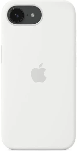 Origineel Apple iPhone 17e / 16e Hoesje Silicone Case Wit afbeelding 3