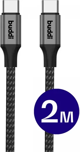 Originele Samsung 25W Power Adapter met Buddi Flex USB-C Kabel 2M Zwart afbeelding 14