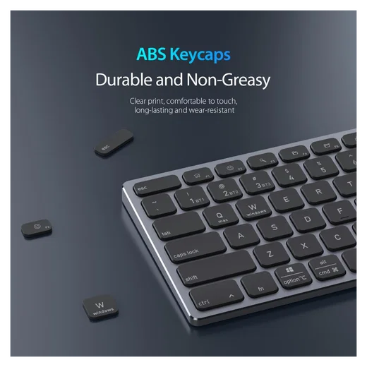 Dux Ducis LK Series Draadloos Toetsenbord Bluetooth Keyboard Zwart afbeelding 4