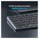 Dux Ducis LK Series Draadloos Toetsenbord Bluetooth Keyboard Zwart afbeelding 6