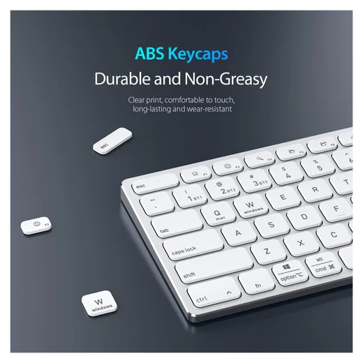 Dux Ducis LK Series Draadloos Toetsenbord Bluetooth Keyboard Wit afbeelding 4