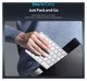 Dux Ducis LK Series Draadloos Toetsenbord Bluetooth Keyboard Wit afbeelding 8