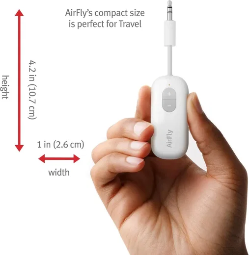 Twelve South AirFly SE Wireless Bluetooth Transmitter/Receiver 3.5mm Jack Wit afbeelding 7