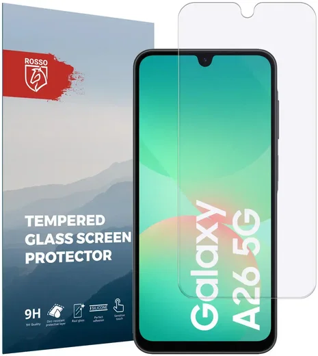 Rosso Samsung Galaxy A26 9H Tempered Glass Screen Protector afbeelding 1