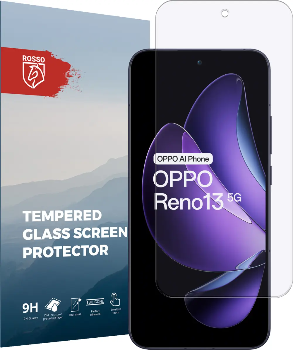 Rosso Oppo Reno 13 9H Tempered Glass Screen Protector afbeelding 1
