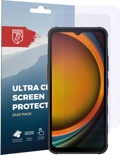 Rosso Samsung Galaxy Xcover 7 Pro Screen Protector Case Friendly Folie Duo Pack afbeelding 6
