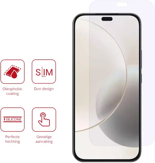 Rosso Honor 400 Lite Screen Protector Case Friendly Folie Duo Pack afbeelding 2
