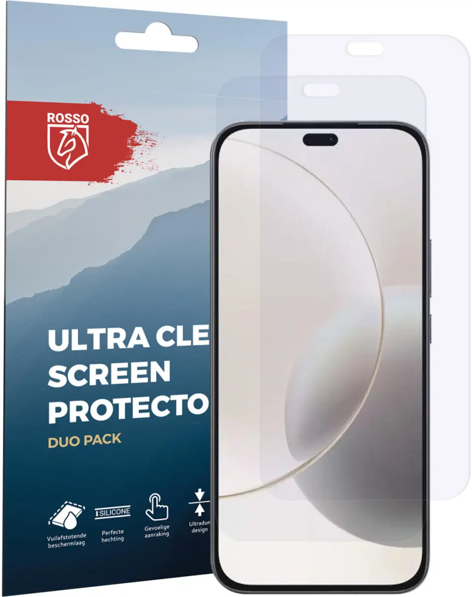 Rosso Honor 400 Lite Screen Protector Case Friendly Folie Duo Pack afbeelding 6