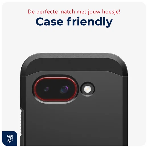 Rosso Google Pixel 9a Camera Lens Protector Transparant afbeelding 7
