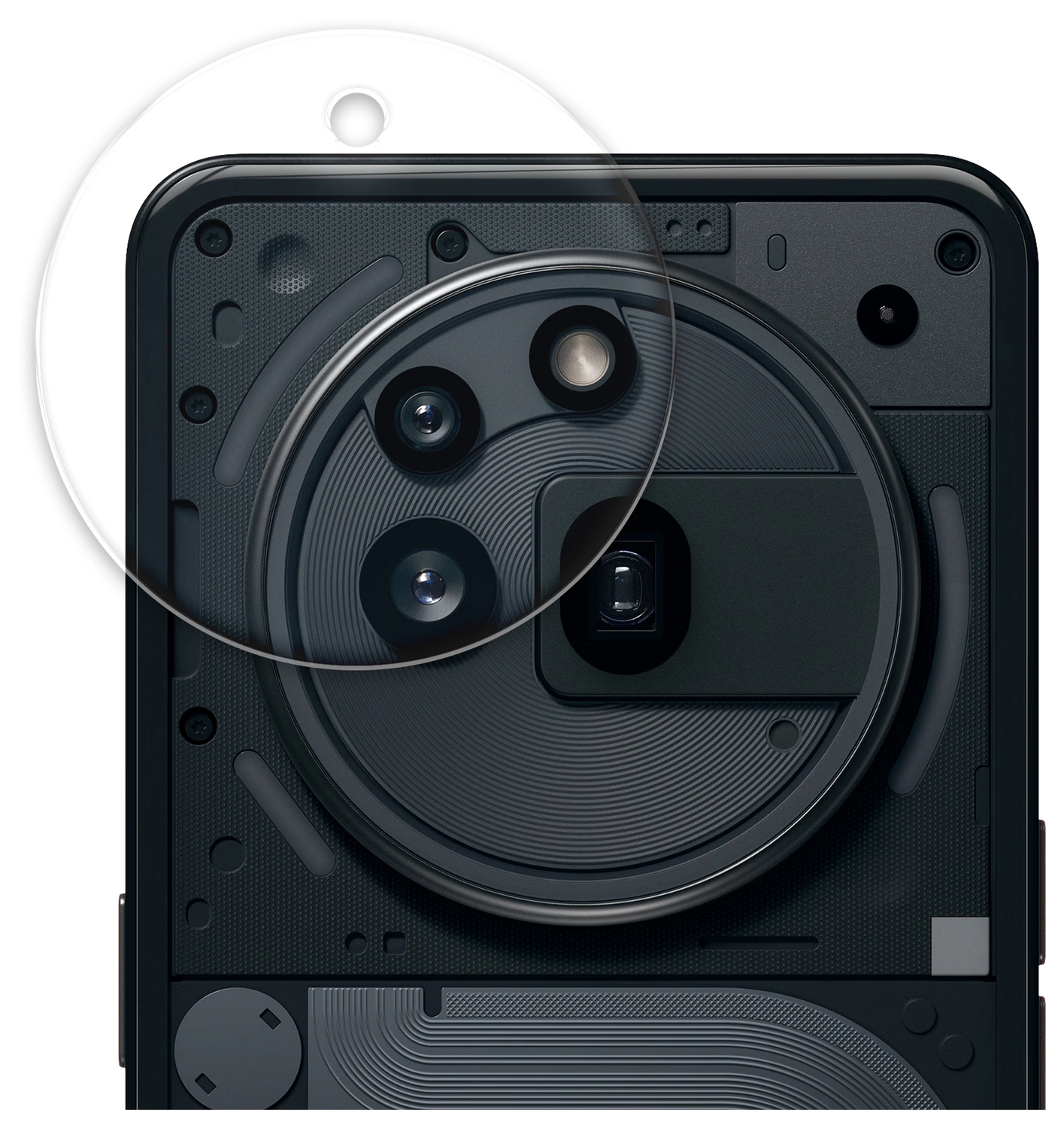 Rosso Nothing Phone (3a) Pro Camera Lens Protector Transparant afbeelding 1