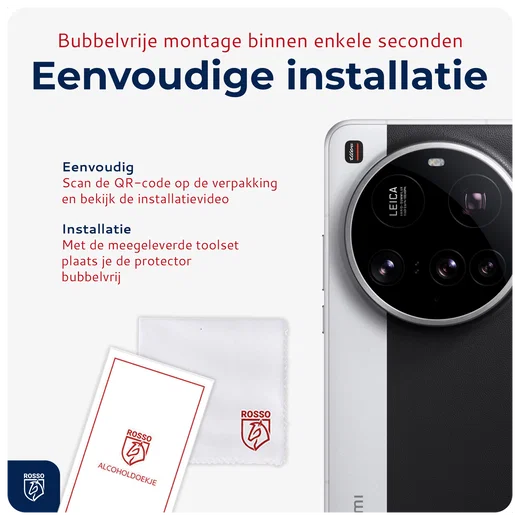 Rosso Xiaomi 15 Ultra Camera Lens Protector Transparant afbeelding 7