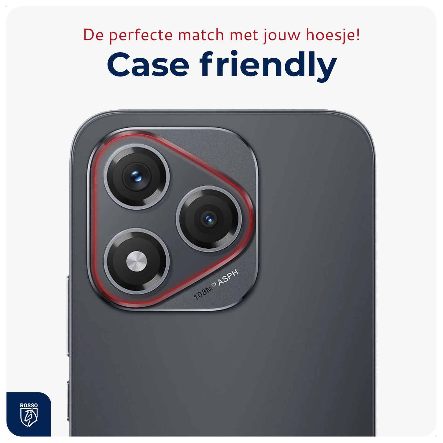 Rosso Honor 400 Lite Camera Lens Protector Transparant afbeelding 4