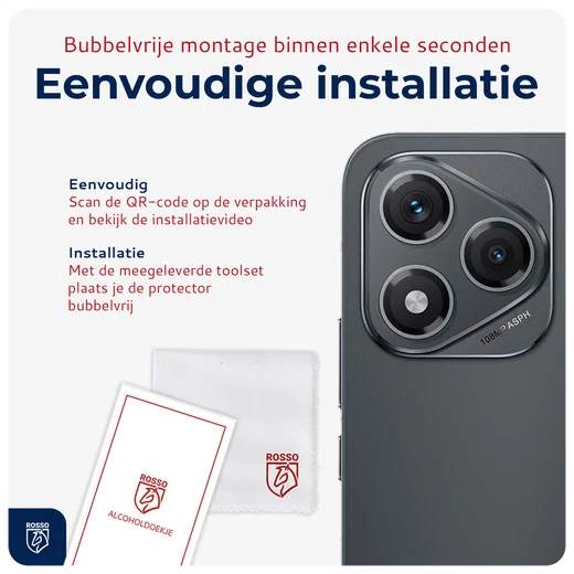 Rosso Honor 400 Lite Camera Lens Protector Transparant afbeelding 5