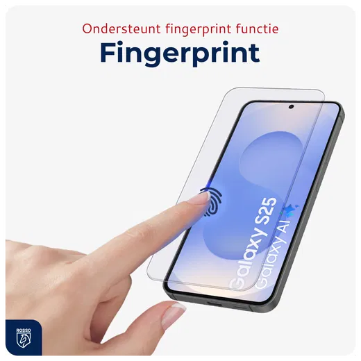 Rosso Samsung Galaxy S25 Tempered Glass met Installatietray (2-Pack) afbeelding 3