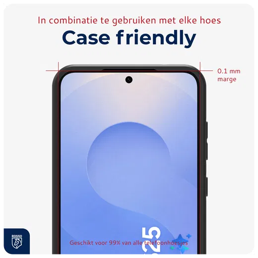 Rosso Samsung Galaxy S25 Tempered Glass met Installatietray (2-Pack) afbeelding 5
