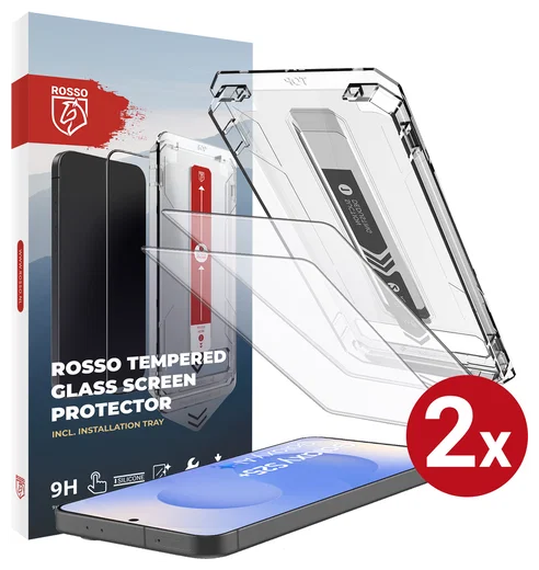 Rosso Samsung Galaxy S25 Plus Tempered Glass met Installatietray (2-Pack) afbeelding 1