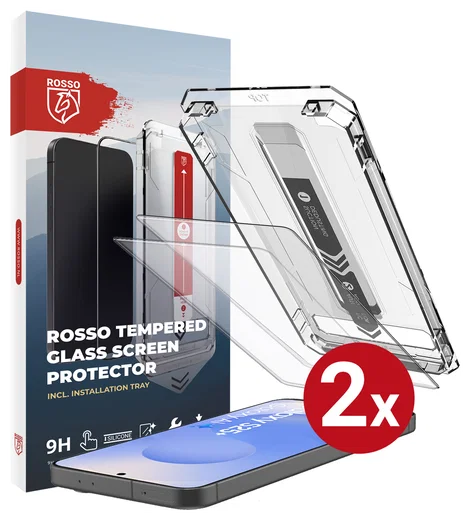 Rosso Samsung Galaxy S25 Plus Tempered Glass met Installatietray (2-Pack) afbeelding 12