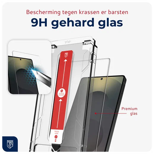 Rosso Samsung Galaxy S25 Ultra Tempered Glass met Installatietray (2-Pack) afbeelding 7